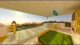 Minecraft Waterfall House: How to build modern waterfall house in Minecraft