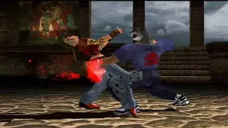 Tekken 3 King with Gun Jack Moves Arcade