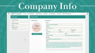 How to Set Up Your Company Information in Details Flowers Software
