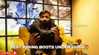 Best Motorcycle riding Boots under 10,000😍 @BuluBiker | Hanleh boots