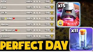 BROKEN Thrower + Totem Spell Spam Strategy at TH18 😳/ TH18 Best Legend League attack Strategy 🔥
