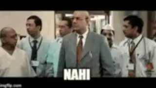 #nahi munna bhai funny clip used in #memes #gif and #sticker