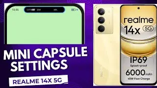 Realme 14x 5g Mobile me Mini Capsule settings on kese kare ll Realme Me Mini Capsule New Features