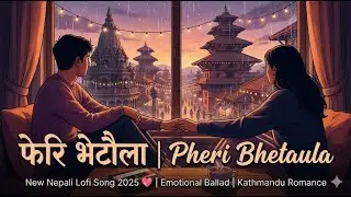 फेरि भेटौला | Pheri Bhetaula (New Nepali Lofi Song 2025) 💖 | Emotional Ballad | Kathmandu Romance