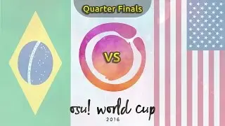 osu! World Cup 2016 | Quarterfinals | Brazil vs United States /w Twitch Chat