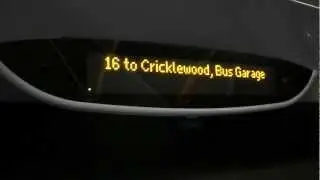 16 to Cricklewood, Bus Garage