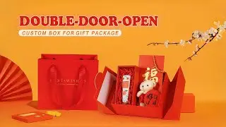Magnetic Double-Door Gift Box | Luxury Custom Packaging for Festivals & Gifts