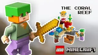 LEGO MINECRAFT The Coral Reef 21164 - Speed BUILD