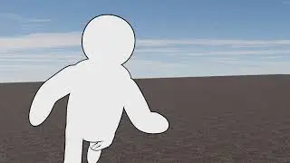 Cartoon Character Running