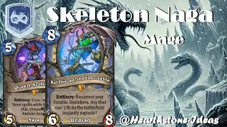 Mage - Skeleton Naga - Hearthstone Wild Gameplay