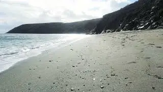 The glorious Vault Beach in South Cornwall (5k)