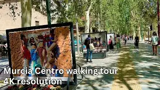 Murcia Centro walking tour,May 2024 | 4k resolution #walkthrough #tour #walking