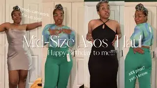 Mid-size Women's Asos Haul || Birthday retail therapy babybeee
