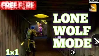 FREE FIRE -Only Mini Uzi Challenge in Lone Wolf 🔥 #freefire