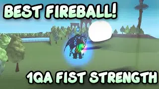 I GOT 1Qa Fist Strength and got the STRONGEST Fireball in SPTS : Origin