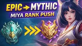 Epic to Mythic Rank Push with Miya | MLBB Ranked Grind| MOBA LEGENDS |#mobalegends 