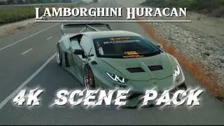 Lamborghini Huracan Scene Pack | 4K Cinematic Car Clips for Video Editing