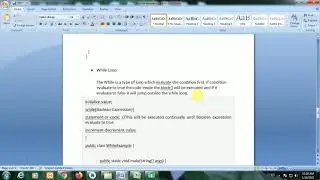 8. Looping Concept in Android