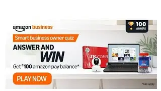 Amazon Business Quiz Answers | Amazon Smart Business Owner Quiz Answers