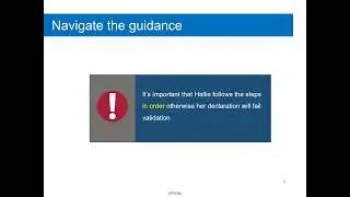 Customs clearance instructions for imports – Step 1 – how to identify the declaration category