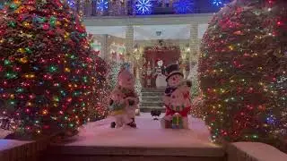 2025 Dyker Heights Christmas Lights | Snowstorm NYC/ Brooklyn December 26 