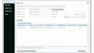 OME MIB Import Utility: Adding Trap Definition