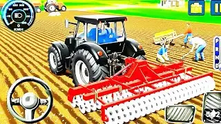 Tractor Start & Garage Parking 🚜 | Farming Game Short Gameplay