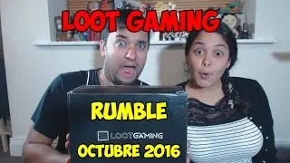 Unboxing de Loot Gaming Octubre 2016 tema Rumble
