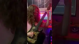 When guitarist plays 7 string for the first time #shorts