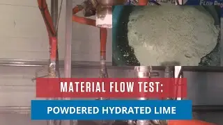 Hydrated Lime | Material Flow Test | AirSweep Systems