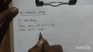 2D character array in C | Strings In C - Part -4 | Bhaskar sir
