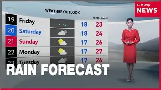 [Weather] Cool autumn conditions around the country, rain forecast tomorrow