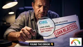 CIBIL Score Dropped? Fix Report Errors in 30 Days #CIBILScore #personalfinanceindia   #creditscore