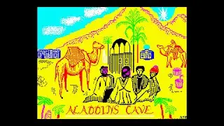 Aladdin's Cave #4K #HQ intro + #music theme + levels demo ZX #Spectrum 128K #remastered (1985)