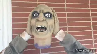 Halloween yard display 2020
