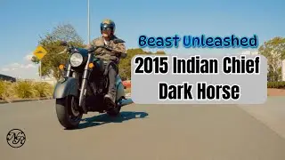 Stunning 2015 Indian Chief Dark Horse - Full Review & Ride!