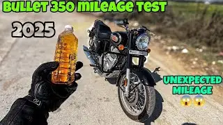 2025  ⚡💥 bullet 350 mileage test 2025 | royal Enfield | its better than classic 350 ?