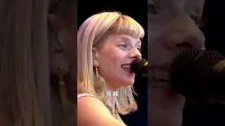 Aurora Aksnes talks about what performing in front of people feels like 😍 (Live at Glastonbury 2024)