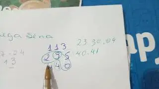 Tabela da MEGA SENA CONCURSO 2923
