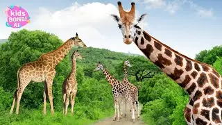 Giraffe&rsquo;s Tall Tale | Fun Kids Song | Kids Bonbi AI