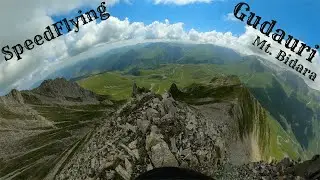 Speedflying At Mt Bidara With Ozone Rapidos 11m - Gudauri, Georgia