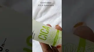Get ready for radiant skin!🎀Good Vibes Cica Sunscreen SPF 50 PA++++ is my honest thoughts🌼#goodvibes