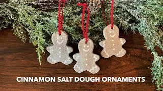 Gingerbread Salt Dough Ornaments with Recipe