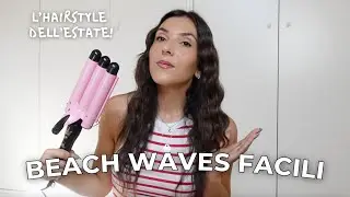 BEACH WAVES FACILI CON UN FERRO SUPER ECONOMICO | piega onde naturali per l&rsquo;estate | maria silvestro