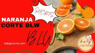 NARANJA BLW  🍊 | C&oacute;mo OFRECER | CORTE SEGURO | TARONJA BLW  | #Shorts #BLW #Beb&eacute;s
