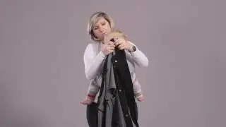 Parka Babywearing Coat - front carry