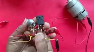 Pengatur kecepatan  Transistor NPN /Speed Control