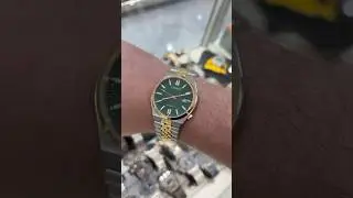 Citizen Tsuyosa 60 Gold and Green Dial #citizen #tsuyosa #watch #citizenwatch