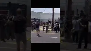 Protest erupt in LA after ICE Raids #news #la #losangeles