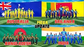 Wcc3 World Cup 23 mega update||Wcc3 new graphics,gameplay,all team new jersey with realistic face